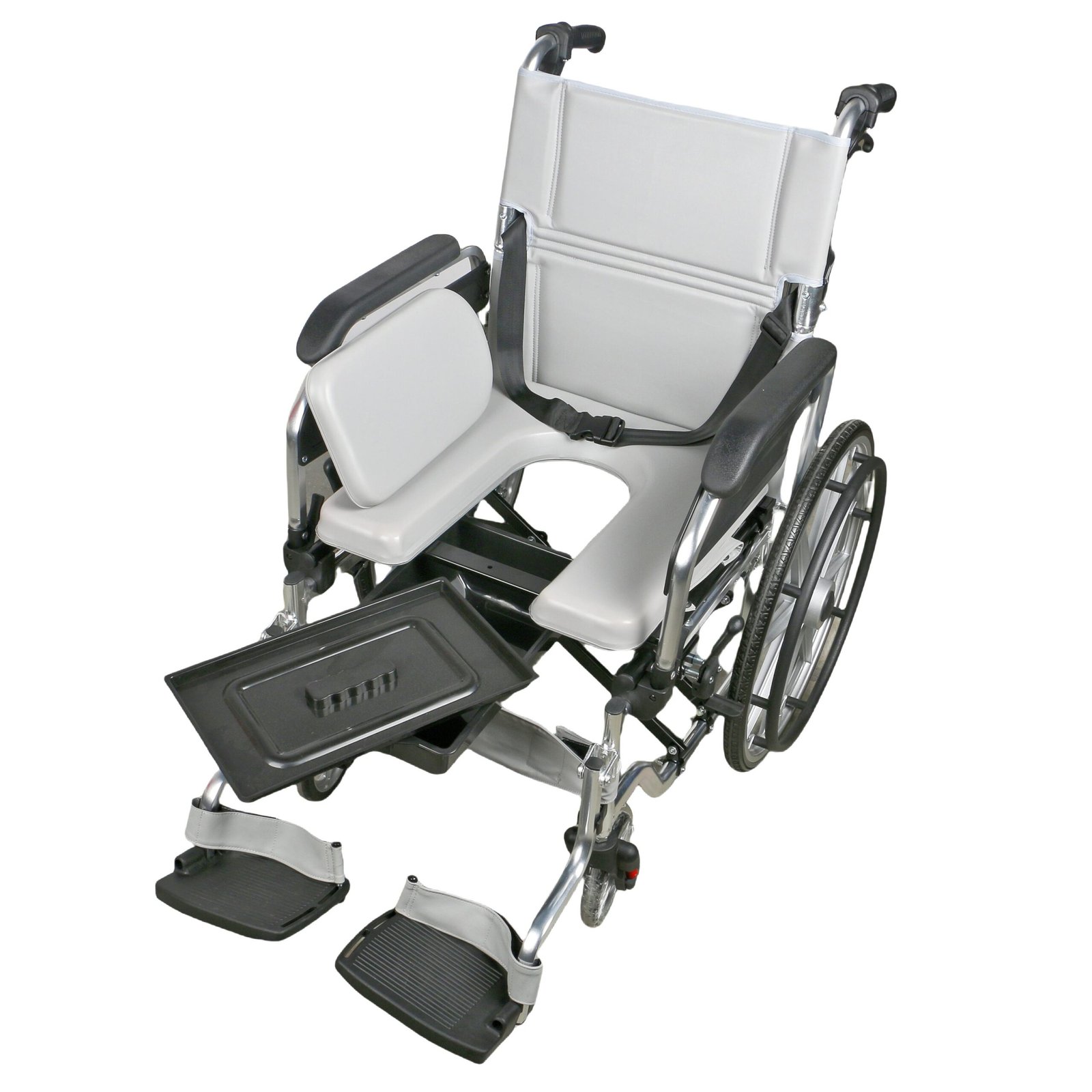 Lightweight Manual Wheelchair Foldable and Portable Traveling Aluminum Wheelchair for Disabled - Image 2