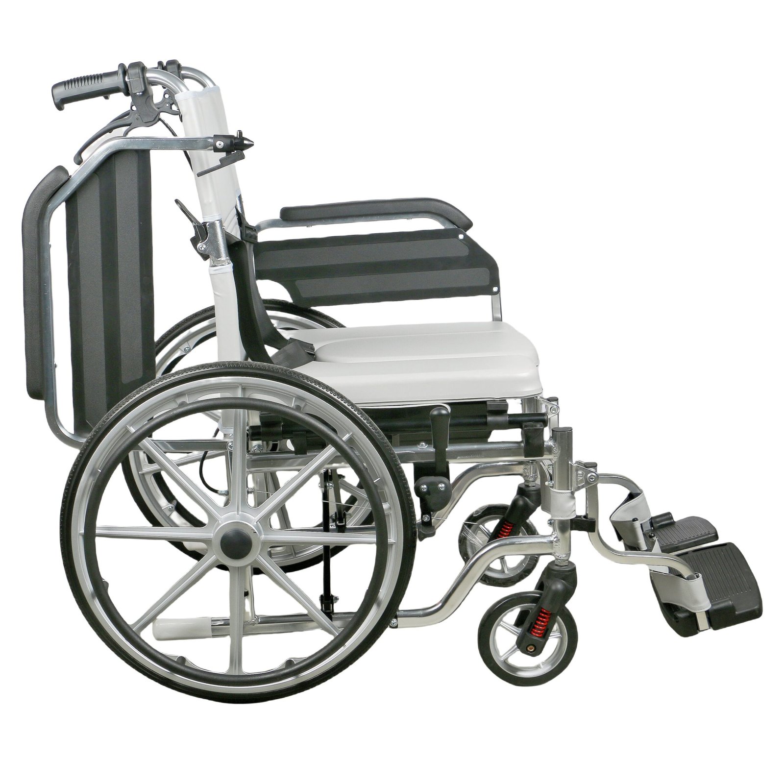 Lightweight Manual Wheelchair Foldable and Portable Traveling Aluminum Wheelchair for Disabled - Image 3