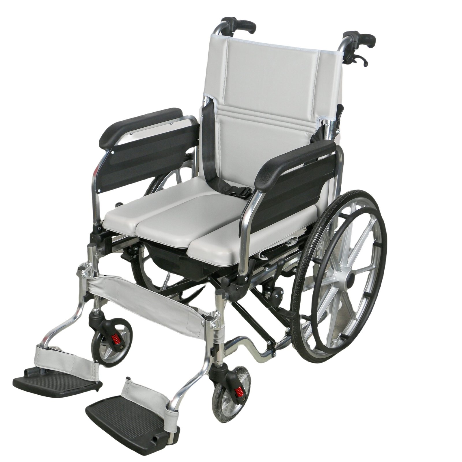 Lightweight Manual Wheelchair Foldable and Portable Traveling Aluminum Wheelchair for Disabled